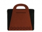 Preview: iPad Tasche aus Filz Braun