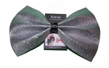 Preview: Haarschmuck Fliege mit Gummiband