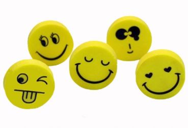 Radiergummi Smiley