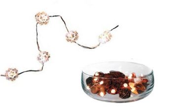 LED Lichterkette Schneeflocke