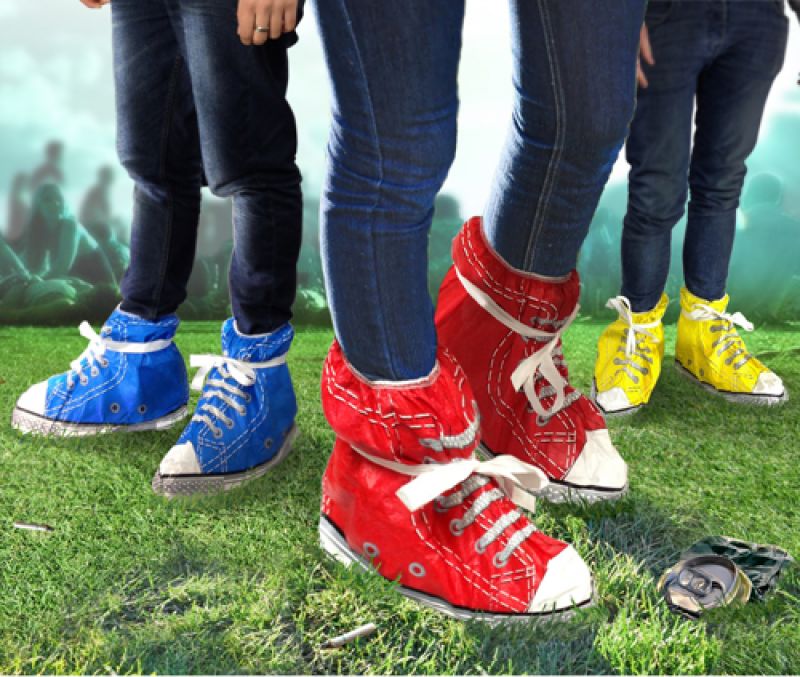 Festival Schuhe Blau