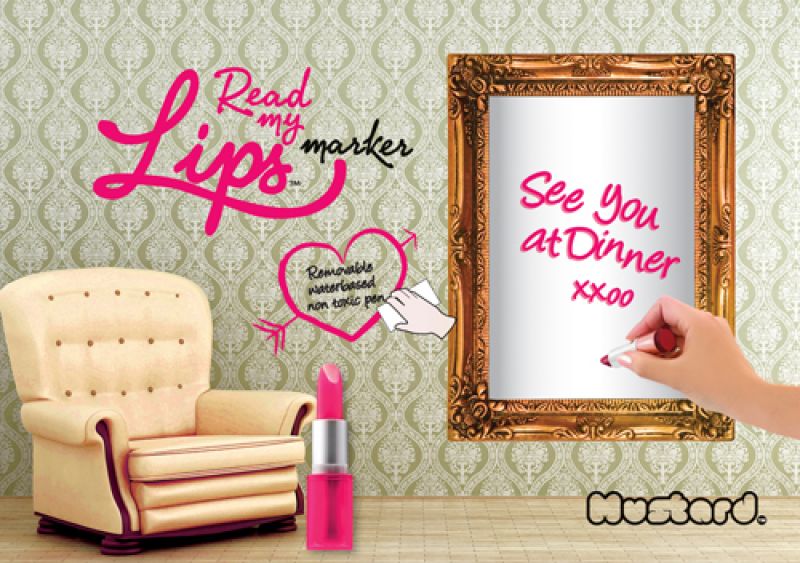 Lippenstift Spiegelstift abwaschbar