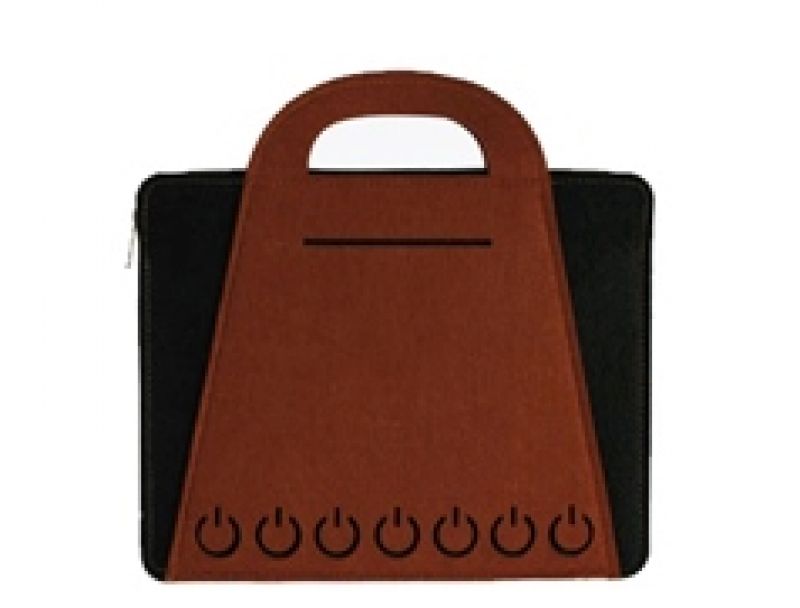 iPad Tasche aus Filz Braun