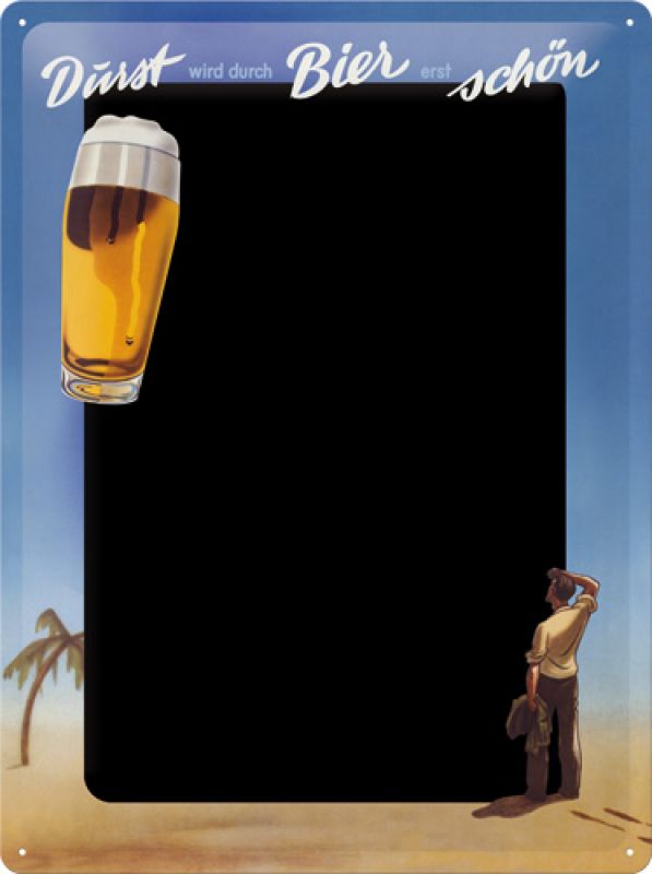 Blechschild 30 x 40 Bierdurst