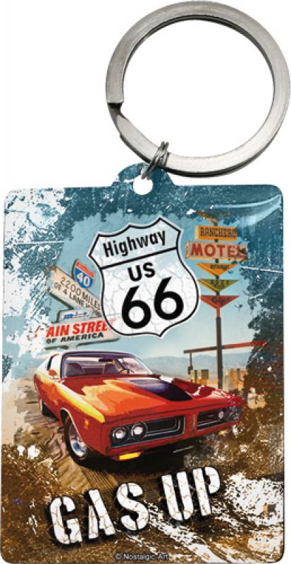 Schlüsselanhänger Route 66 Red Car