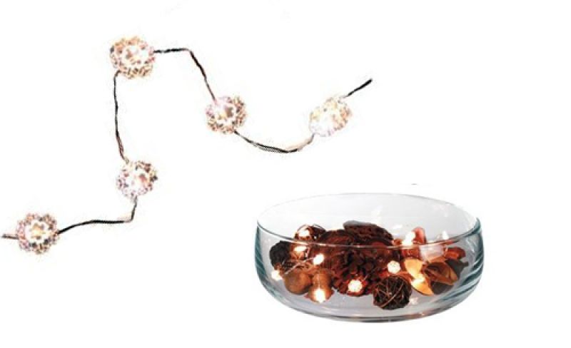 LED Lichterkette Schneeflocke