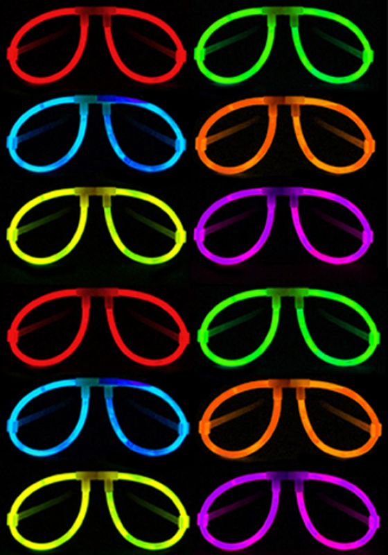 Knicklicht Brille Orange